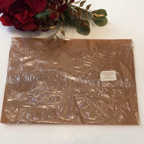 Christmas Activity Paper Place Mats Current 1988 Set of 28 Vintage Current - Picture 7 of 12